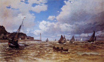 Bouche de la Seine à Honfleur Claude Monet Peinture à l'huile